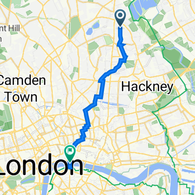 191 Kyverdale Road, London to Cycleway 6, London
