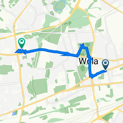 Wolska 67, Warszawa do Bolkowska 2B, Warszawa