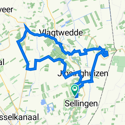 Bourtange route C 44 km