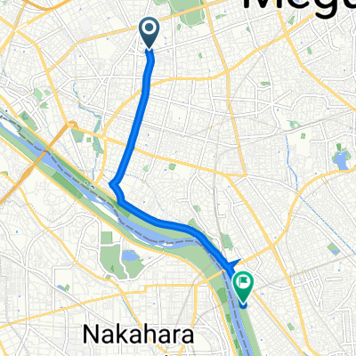 深沢4丁目19-21, 世田谷区 to 田園調布南13, 大田区