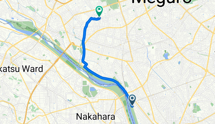 田園調布南13, 大田区 to 深沢4丁目19-21, 世田谷区