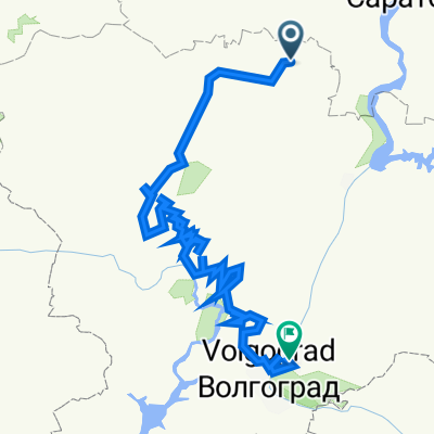 От Калининск - Жирновск до Сталинградская улица 8, Волжский