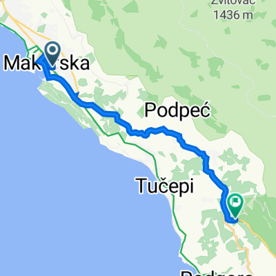 Potok 5, Makarska do Državna Cesta 512, Podgora