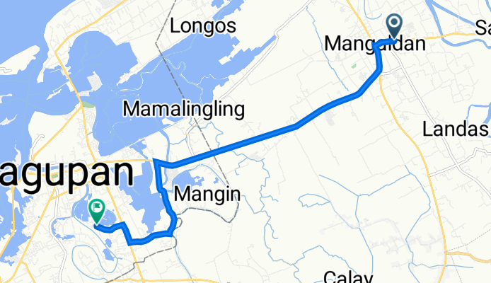 3CC5+J45, Mangaldan to Bacayao Norte Road 262, Dagupan