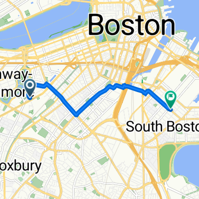 369 Huntington Ave, Boston to 380 W Broadway, Boston