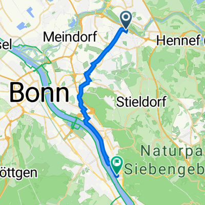 Meerstraße 61, Sankt Augustin nach Ferdinand-Mülhens-Straße, Königswinter