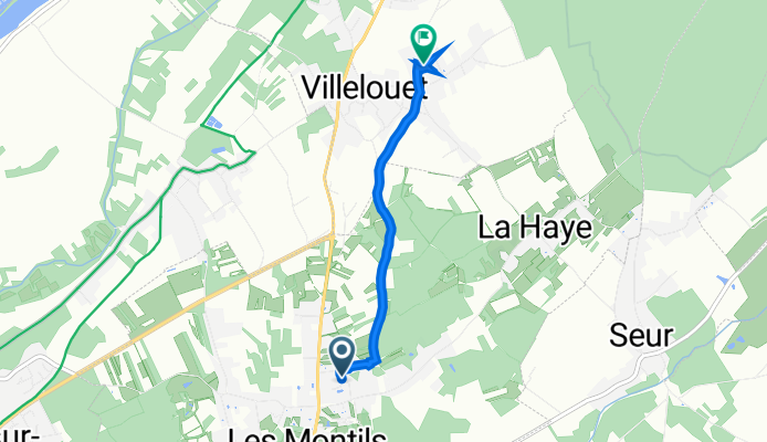 6 Rue des Lilas, Les Montils à 87 Rue des Allets, Chailles
