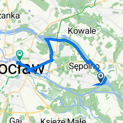 Braci Gierymskich 151, Wrocław do Bulwar P Włostowica, Wrocław