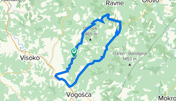 ilijaš-kanjon misoče-okruglica-nišići-semizovac-ilijaš