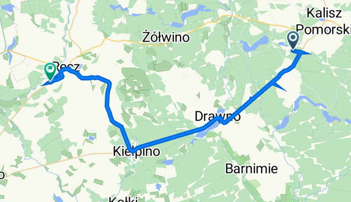 Cybowo, Kalisz Pomorski do Trzebiń 4B, Recz