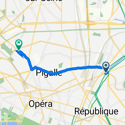205 Quai de Valmy, Paris à 34 Rue Brochant, Paris