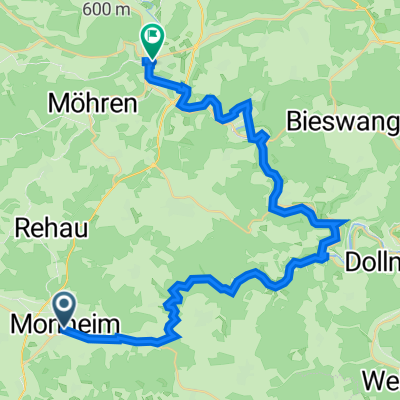 Neuburger Straße 3, Monheim nach Hauptstraße 46, Treuchtlingen