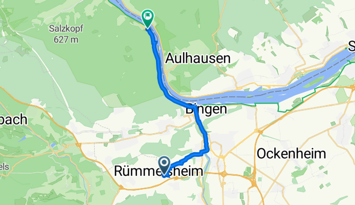 Burg-Layen 11, Rümmelsheim nach Römerstraße 14, Trechtingshausen