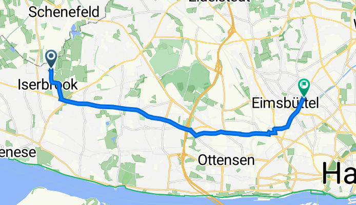 Holtbarg 45, Hamburg nach Osterstraße 26, Hamburg