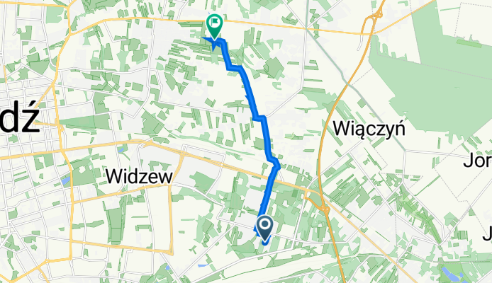 Ks Władysława Opolczyka 21C, Łódź do Sikawa, Łódź