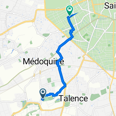 De C5, Talence à Rue Jean Renaud Dandicolle 75, Bordeaux