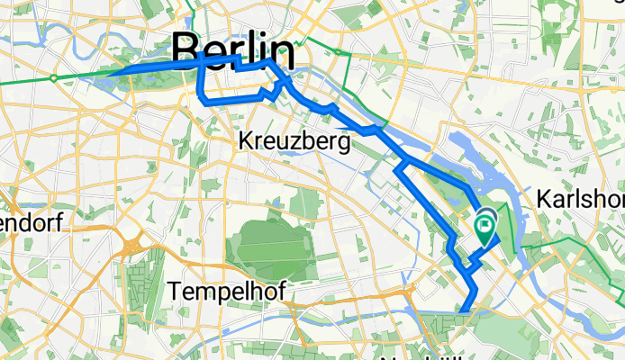 Platanenweg 2, Berlin to Eichbuschallee 25, Berlin