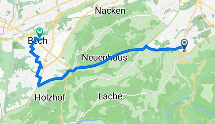 Brühler Straße 209, Solingen nach Höhscheider Straße 44A, Solingen