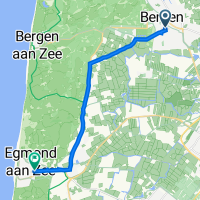 Sint Antoniusstraat 17, Bergen nach Voorstraat 43, Egmond aan Zee