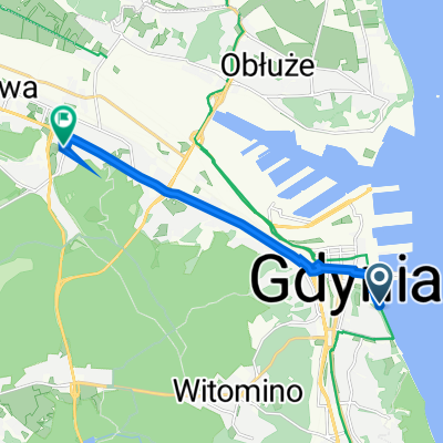 Bulwar Nadmorski F Nowowiejskiego 2, Gdynia do Kartuska 46A, Gdynia