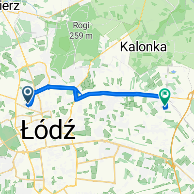 Bolesława Limanowskiego 108, Łódź do Lęborska 7, Łódź