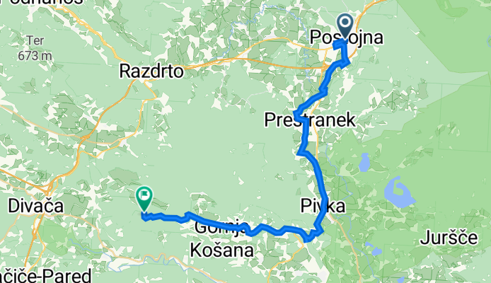 Tržaška cesta 1, Postojna to Regionalna Cesta 622, Vremski Britof
