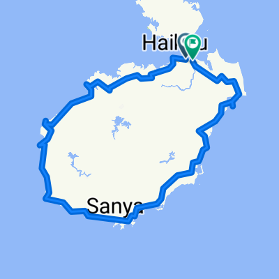 环海南岛西线到东西