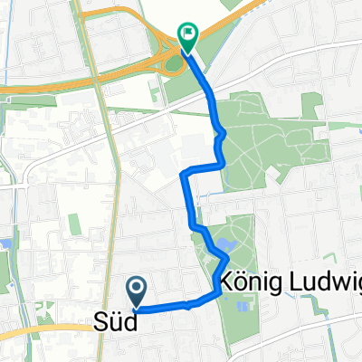 Weißenburgstraße 13, Recklinghausen nach Schreberweg 20, Recklinghausen