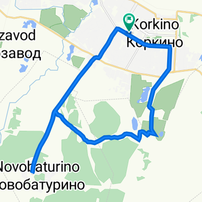 улица Сакко и Ванцетти, 25, Коркино до улица Сакко и Ванцетти, 25, Коркино
