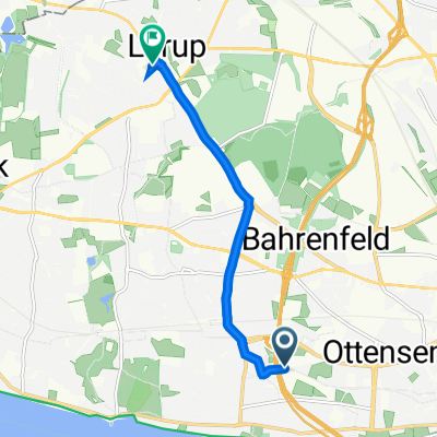 Othmarscher Kirchenweg 168, Hamburg nach Luruper Hauptstraße 139A, Hamburg