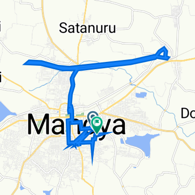 Route to GWC3+H8V, Mandya