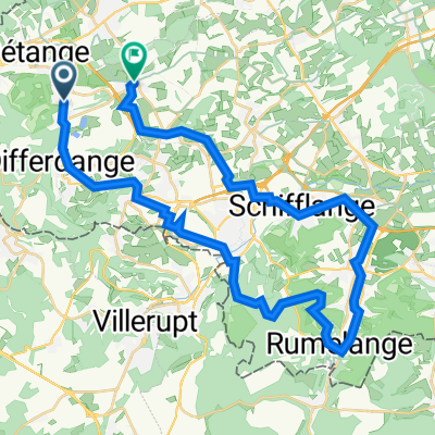 Route de Bascharage 109, Differdange to Quartier de l'Eglise 11, Sanem
