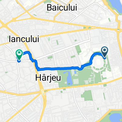 Route from Strada Şerbănică Vasile 5, București
