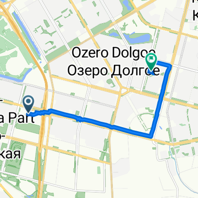 Богатырский проспект, Санкт-Петербург до Маршала Новикова улица, 5А, Санкт-Петербург