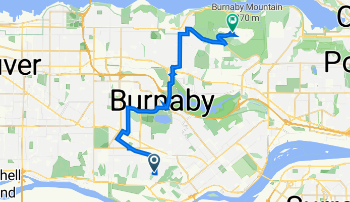 Carson Street 5843, Burnaby to University Drive West 8888, Burnaby