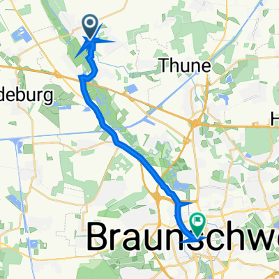 Route nach Hintern Brüdern 26A, Braunschweig