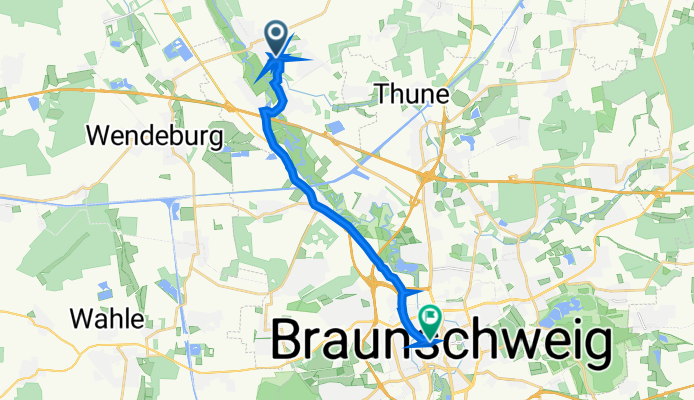 Route nach Hintern Brüdern 26A, Braunschweig