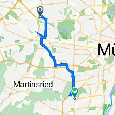 Betzenweg 73C, Munich to Hatzfelder Weg 24A, Munich