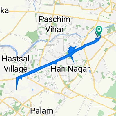 uttam nagar East to TG to my ghar