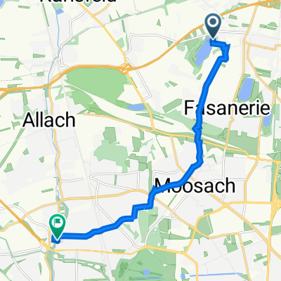 Ferchenbachstraße 205, Munich to Betzenweg 73, Munich