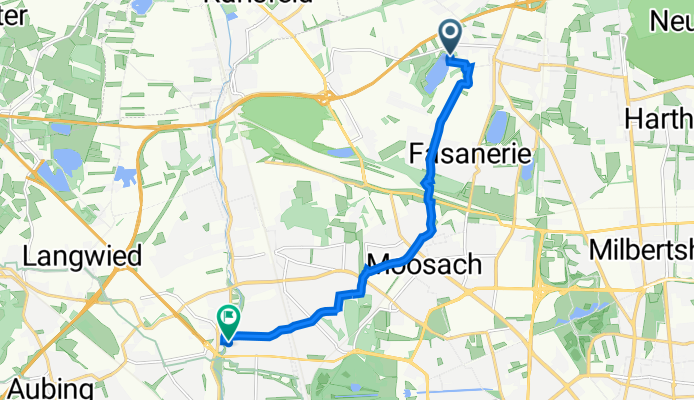 Ferchenbachstraße 205, Munich to Betzenweg 73, Munich