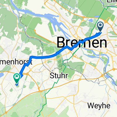 Melchersstraße 10, Bremen nach Annenweg 71, Delmenhorst