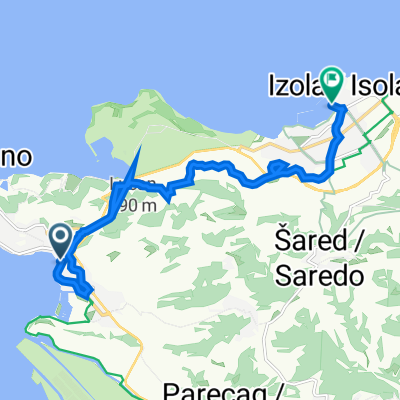 Obala 20, Portorož to Sončno nabrežje 18, Izola