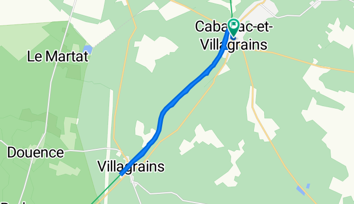 4 bis Route des Graves, Cabanac-et-Villagrains à 4 bis Route des Graves, Cabanac-et-Villagrains