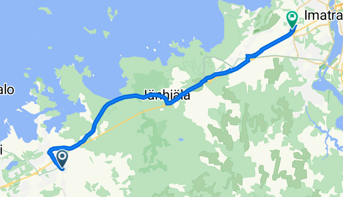 Penttiläntie 5, Joutseno до Tiedonkatu 2, Imatra