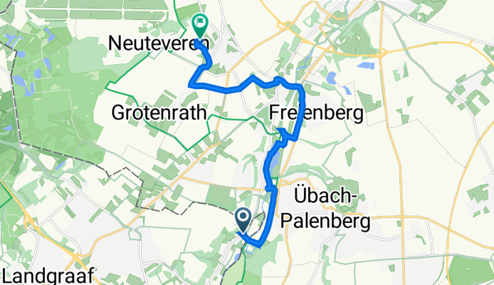 Brugstraat 16, Landgraaf to Sisbenden 24, Geilenkirchen