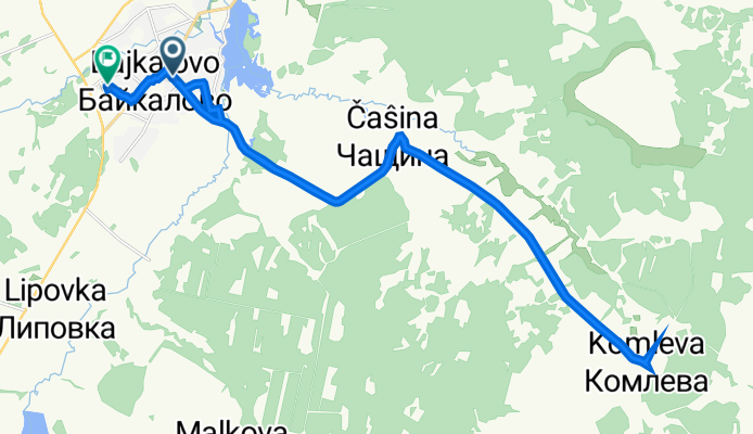 Recovered Route