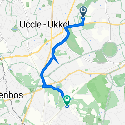 Square de Fré 1, Uccle to Avenue de l'Hélianthe 29, Uccle