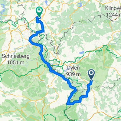 Mariánské Lázně - Taltitz 152 km