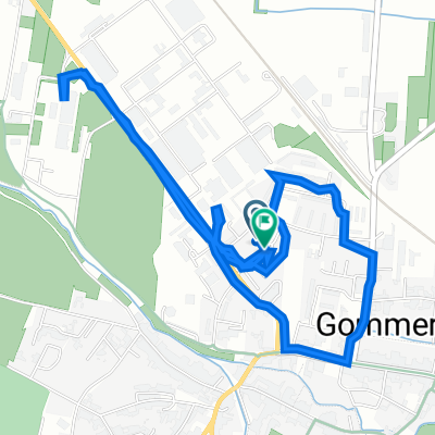 Max-Planck-Straße 7, Gommern nach Zum Holländer 12, Gommern